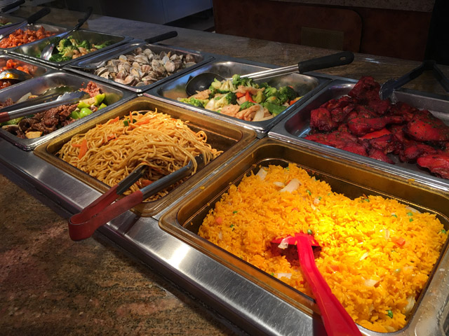 Hibachi Grill Supreme Buffet food selection